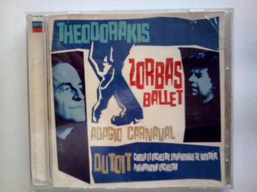 Theodorakis - Zorba The Ballet Arg (no Hago Envios)