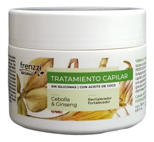 Frenzzi Tratamiento Baño De Crema Cebolla Y Ginseng X250ml