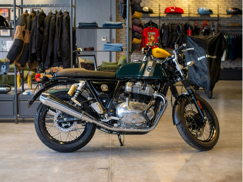 Imagen 5 de 25 de Royal Enfield Continental Gt British Green Reserva Ya