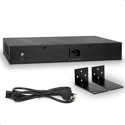 Switch Poe 18 Portas Ativo 2 Uplink 1 Sfp 150w Cftv Positivo