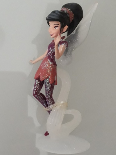 Fadas Tinker Bell Disney Trio Miniatura + 4 Fadas De Brinde (Usado)
