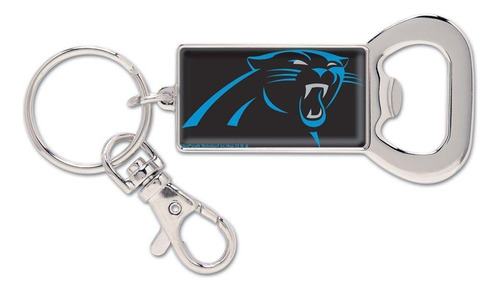 Chaveiro Abridor De Garrafas Nfl Carolina Panthers