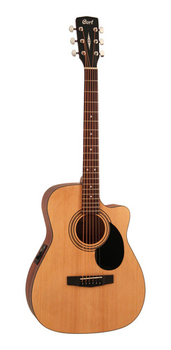 Guitarra acústica Cort Standard AF515CE para diestros natural open pore