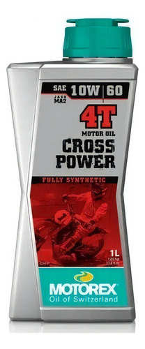 Aceite 100% Sintetico Cross Power 10w60 Motorex