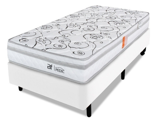 Cama Box Solteiro com Colchão Ortopédico Firme Espuma D28 88x188m BF Colchões