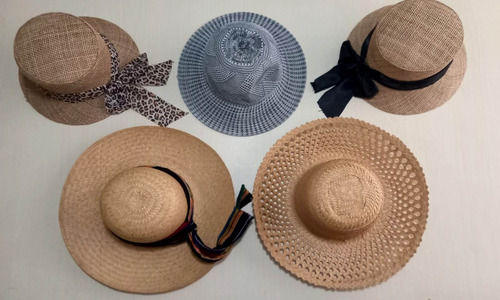 Sombreros De Mujer Lote Por 5 Unidades