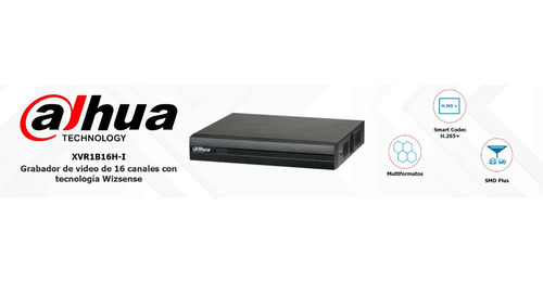 Dahua Dh-xvr1b16h-i Dvr 16ch Hdcvi 5mp Lite + 8 Ip Wizsense