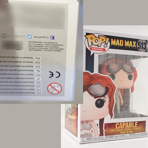 Funko Pop! Mad Max Fury Road - Capable 513 (Usado)