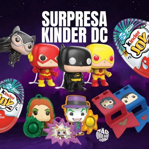 Brinquedo Mulher Gato Vt279 Kinder Joy Funko Dc Comics 2025