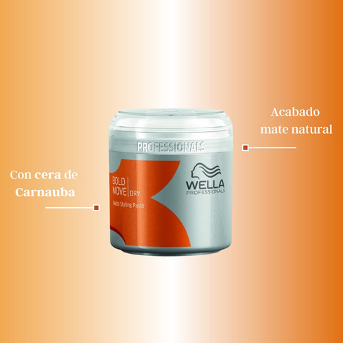 Pasta Mate Para Peinar Wella Bold Move Dry 150ml