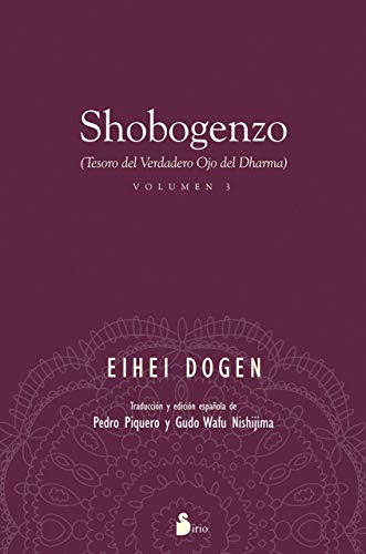 Shobogenzo (tesoro Del Verdadero Ojo Del Dharma) Volumen 3, De Vvaa. Editora Sirio, Capa Mole Em Espanhol, 9999