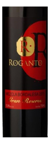 Pack De 12 Vino Tinto Roganto Mezcla Bordalesa Gran Rva 750