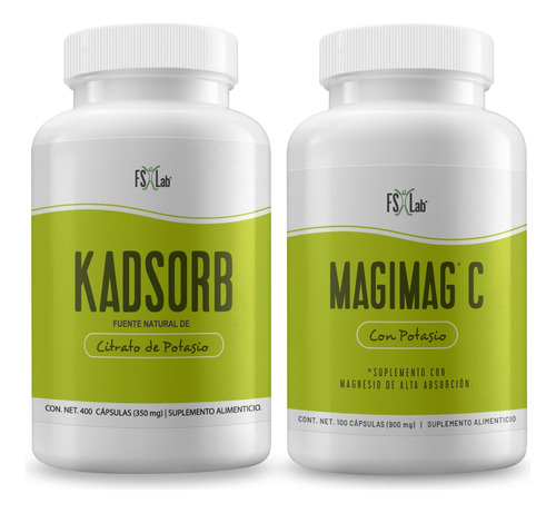 Kadsorb Y Magimag-c De Naturalslim Potasio Y Magnesio