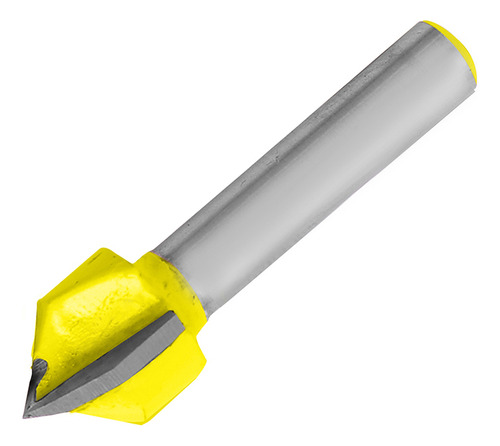 Broca Para Router Corte V 1/2 Zanco 1/4 Surtek