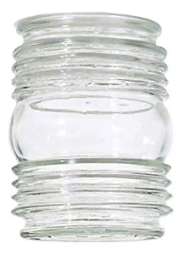 Vidrio Transparente Cilíndrico Sombra 3 Instalador De 14 P