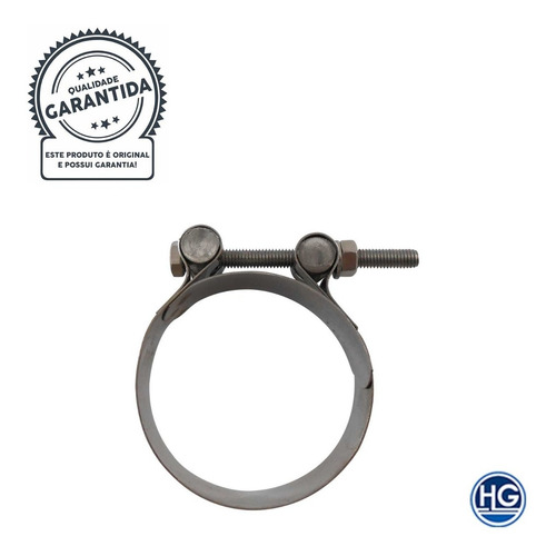 Imagem 3 de 5 de Abraçadeira Inox Tucho Simples 57 - 65mm - Cód.722