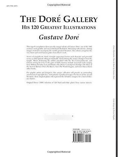 The Dore Gallery His 120 Greatest Illustrations..., De Doré, Gustave. Editorial Dover Publications En Inglés
