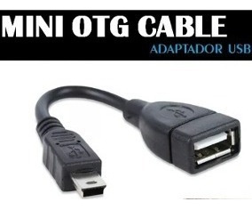 Imagen 2 de 2 de 2 Cable Otg Usb Mini Usb Macho A Usb Hembra V3 5pines Macho