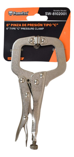 Pinza De Presion Tipo C 6 Pulgadas