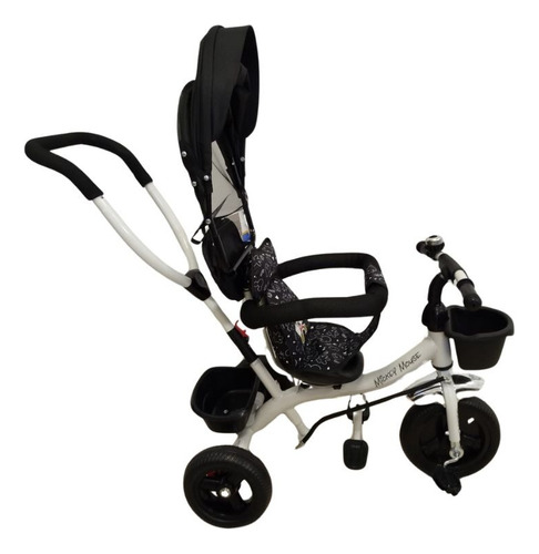 Triciclo Disney Con Asiento Giratorio Y Manija Direccional Blanco