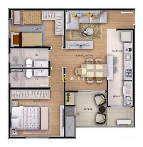 Imagem 15 de 16 de Cobertura À Venda, 148 M² Por R$ 973.000,00 - São Francisco - Curitiba/pr - Co0144