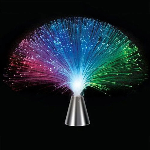 // Linterna Led Colorida De Fibra Óptica Con Luz Nocturna