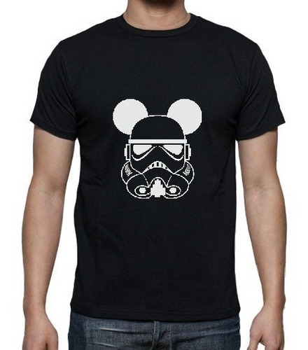 Playera Hombre Disney Starwars Mickey Envío Gratis