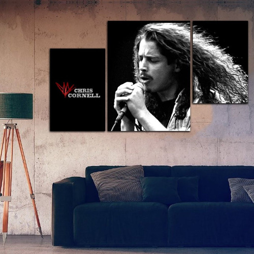 Cuadros Tripticos Modernos Chris Cornell
