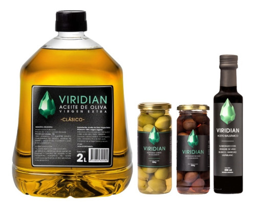 Combo Aceite Oliva Virg Ext Clásico X2lt +aceto+2x Aceitunas