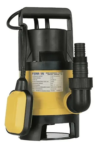 Bomba Submersível 1cv P/ Água Suja Zxw750-a Premium Ferrari