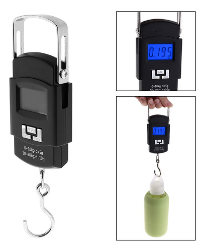 Origlam 110lb/50 Kg Digital Lcd Escala De Mano Equipaje Veli