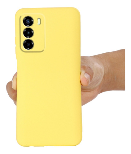 Compatible Funda De Silicona Líquida For Zte Axon 50 Lite