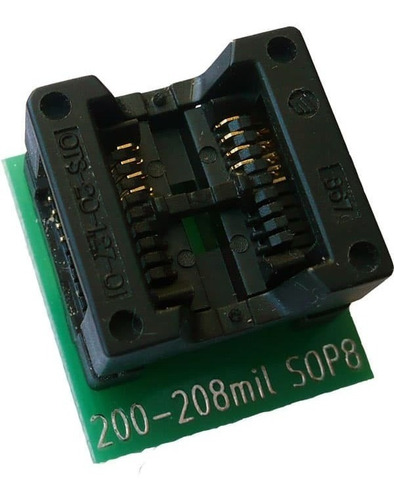 Imagen 1 de 6 de Adaptador Soic8 A Dip8 200mil Ch341a Memorias Eeprom Bios