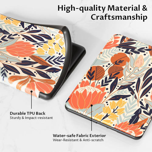 Vori Funda De Tpu Para 6 Kindle 11.ª Generación, Versión Y Protea.