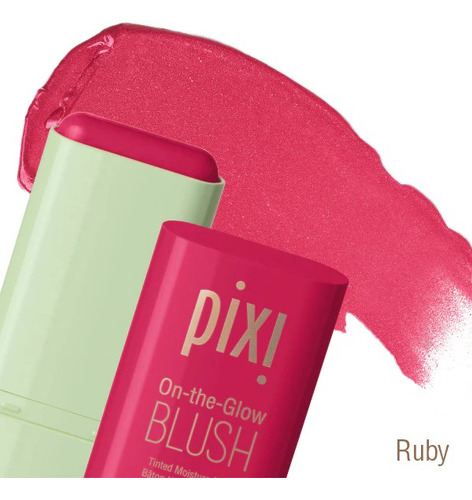 Pixi By Petra On-the-glow Blush, Rubor Mejillas Y Labios Ruby - Strawberry Red