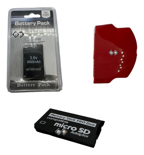 Batería Compatible Psp Slim 2000 3000 Tapa Produo Sd Memoria
