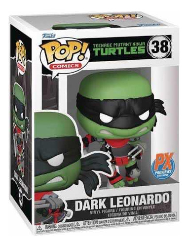 Funko Pop! Tortugas Ninja Dark Leonardo Px Exclusivo 38