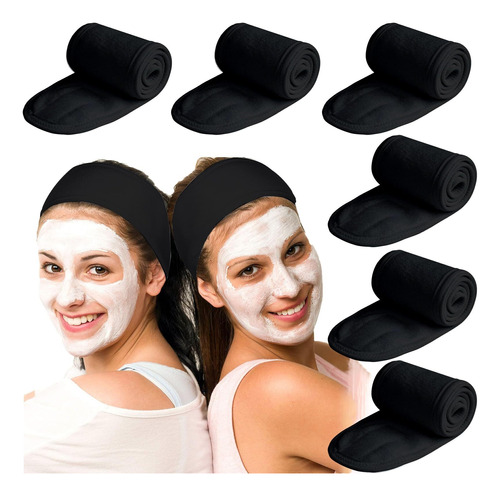 6 Pcs Diadema Skincare De Spa Facial, Diadema De Lavado