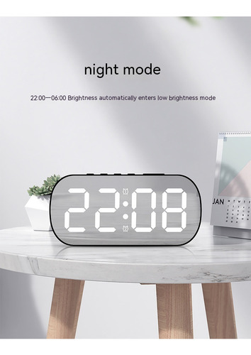 Reloj Despertador Digital Electrónico Led Para Estudiantes.