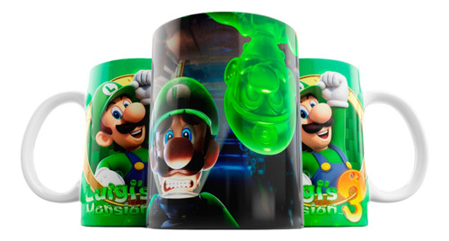 Taza De Luigi's Mansion 3 - Diseño Exclusivo - #1