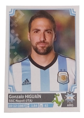 Figurita Gonzalo Higuain Copa America Chile 2015