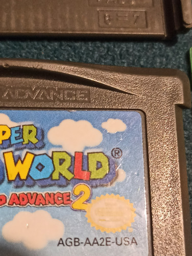 Super Mario World Original Fisico Gba Super Mario Advance 2 (Usado)