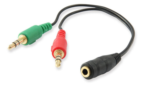 Cable Auxiliar 1 Hembra 2 Machos 3.5 Audio Splitter