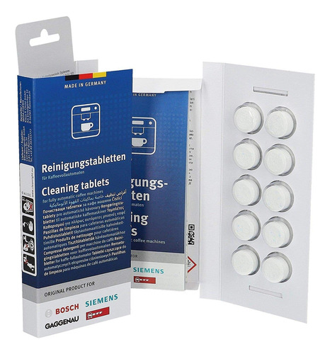 Tabletas De Limpieza Bosch 311769 311970 Para Cafetera