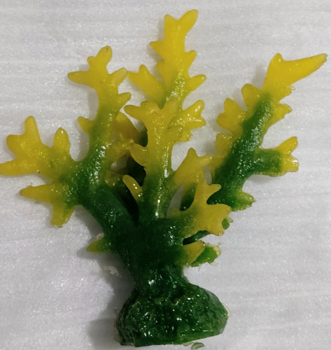 Adorno De Silicona Para Acuarios Coral Soft. Mod.1029 /11 Cm