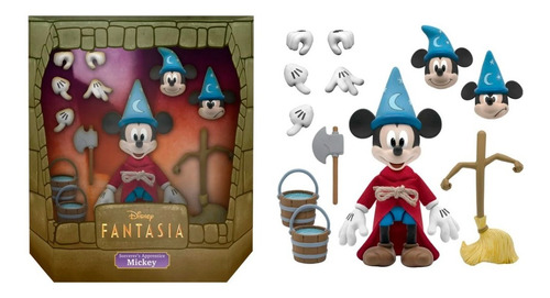 Ultimates Disney Sorcerer Mickey Aprendiz De Brujo Super 7