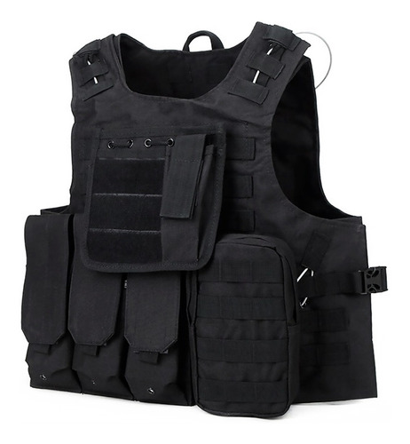 Chaleco Tactico Sistema Molle De Combate Y Practica  Airsoft