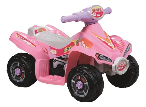 Moto El ctrica Infantil Aeiou Cuatrimoto Para Ni os 6v