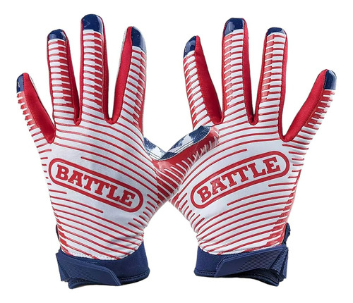 Battle Guantes De Receptor Futbol Americano Doom Usa Niños