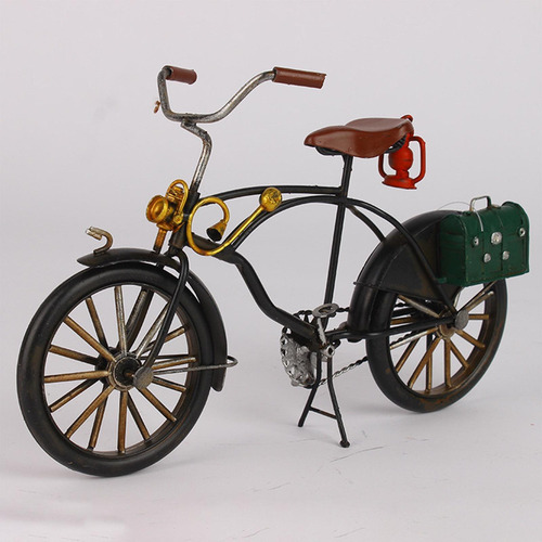 S Figuras Creativas De Estatua De Bicicleta De Metal,
